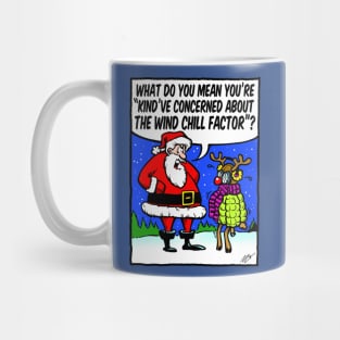 Rudolph and the Wind Chill Factor Mug